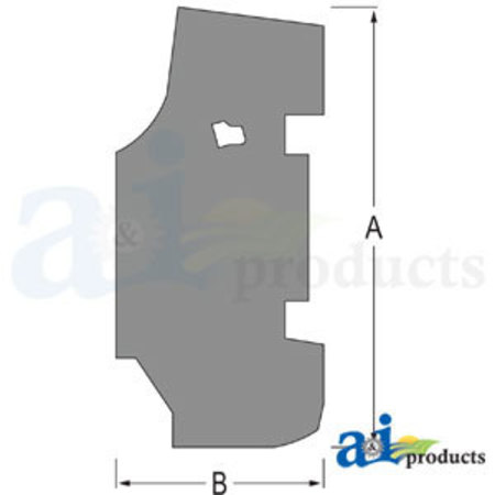 A & I PRODUCTS Floor Mat 29" x6" x6" A-CFM225